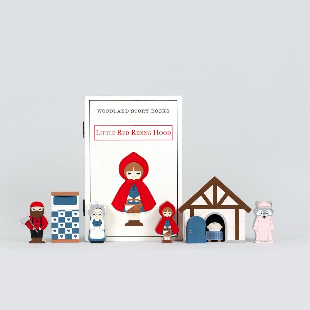 Red Riding Hood 7-Piece Wooden Storybook Set