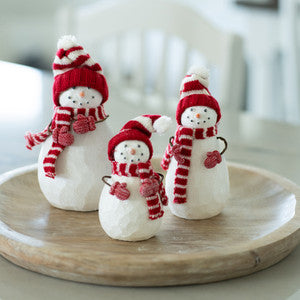 Snowman Family Holiday Decor Set