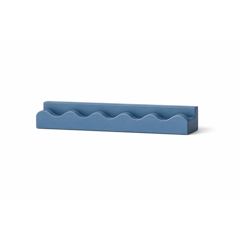Wavy Ledgie-Blue Letterboard Collection 12"