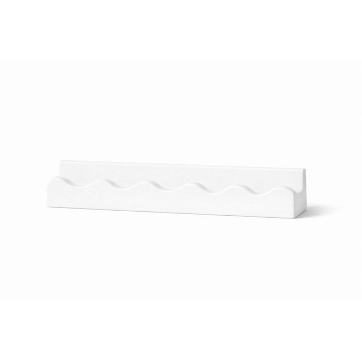 Wavy Ledgie-White Letterboard Collection 12"