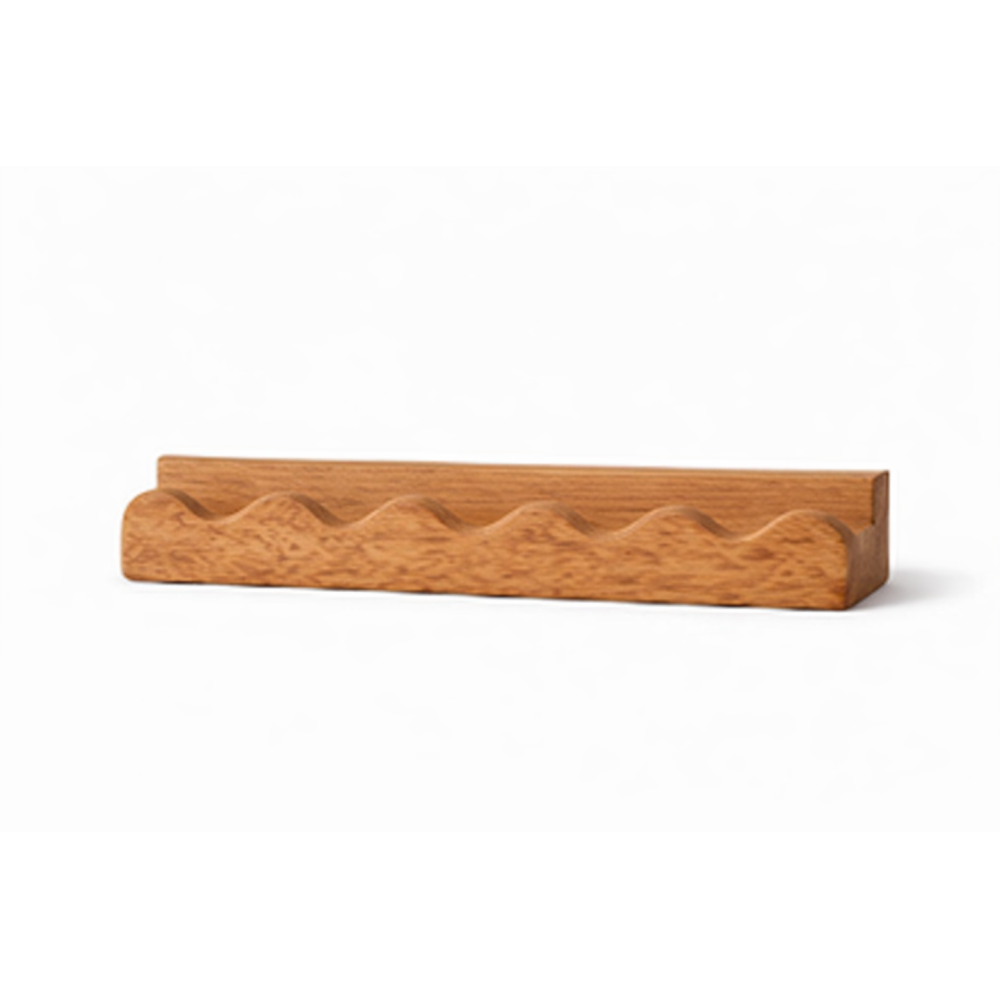 Wavy Ledgie-Brown Letterboard Collection 12"