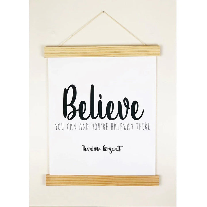 Click Sticks 17" Natural Set Be Brave, Believe, Be Happy