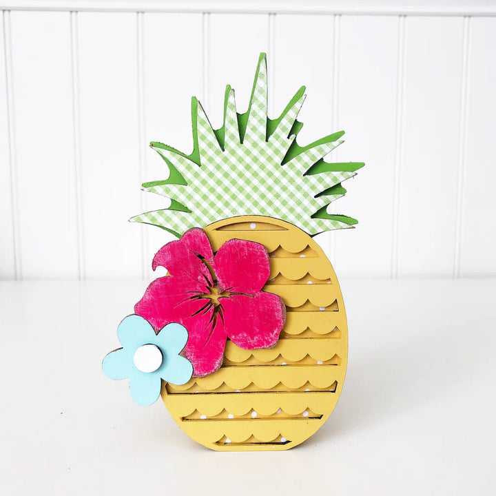 Pineapple DIY wood decoration