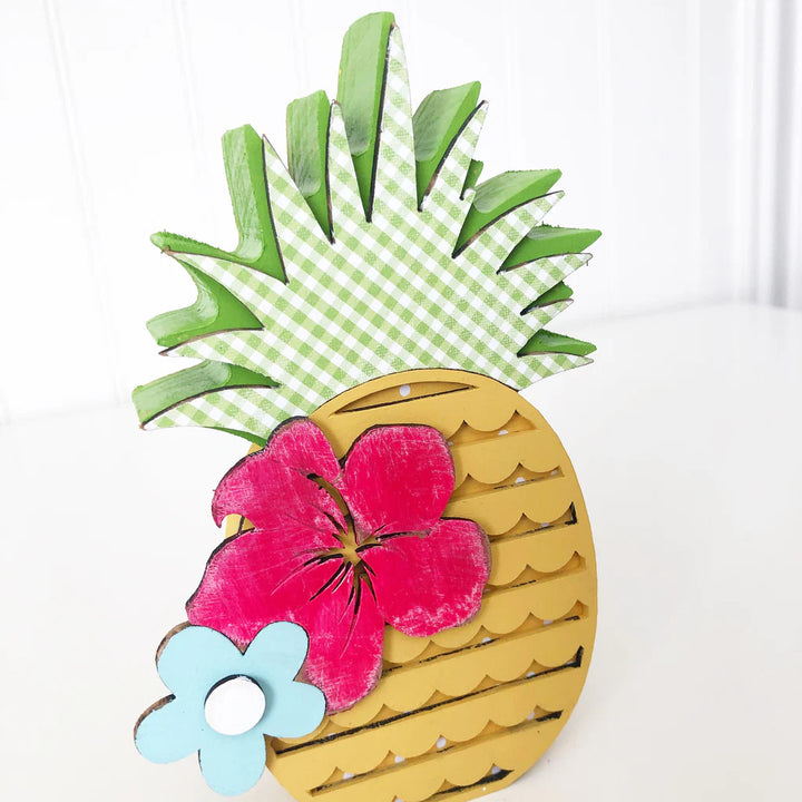 Pineapple DIY wood decoration