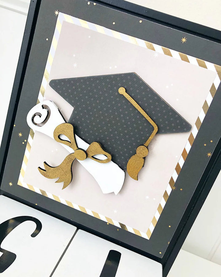 Block Countdown - Graduation