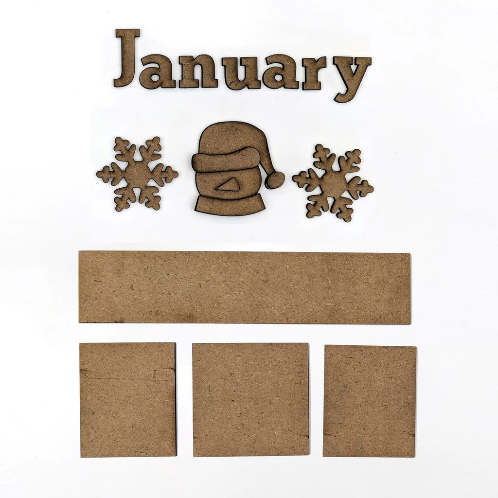 Magnetic Calendar-January