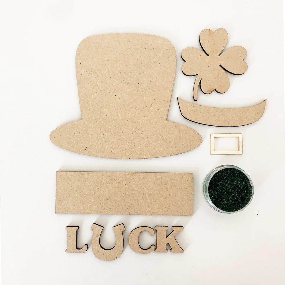 Glitter Green LUCK-Wood Insert