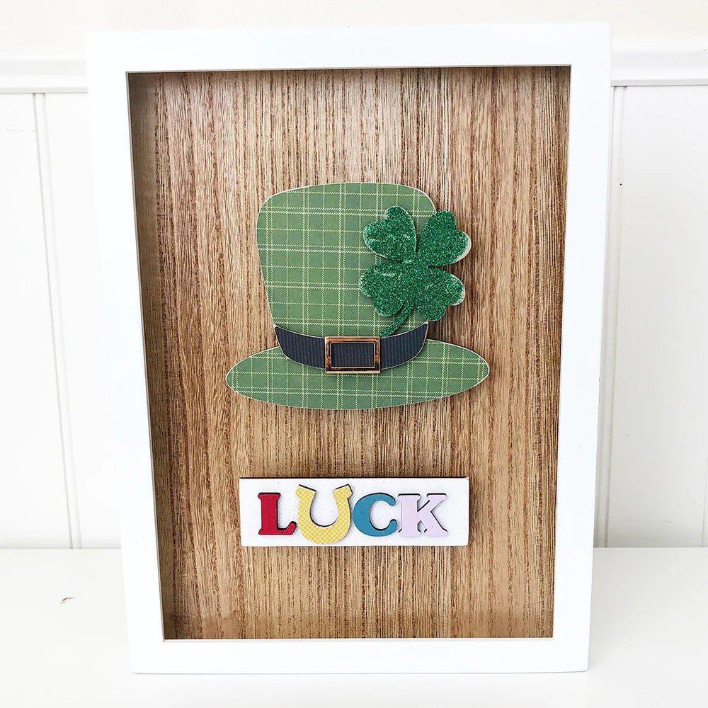 Glitter Green LUCK-Wood Insert