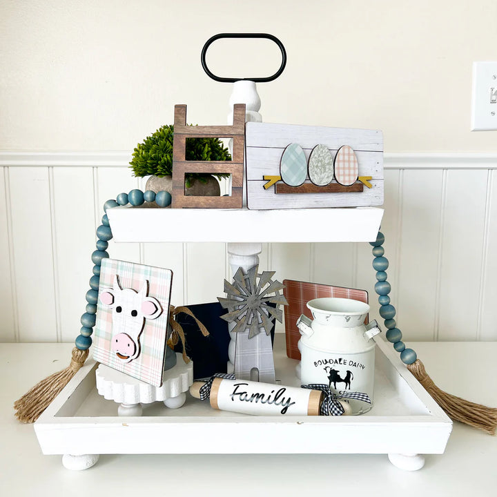 Tiered Tray Set - Farm Fresh