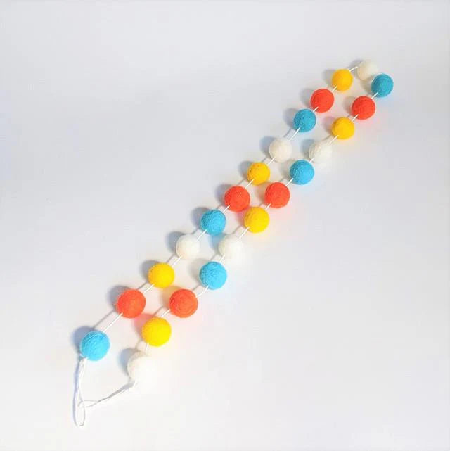 Felt Balls Garland - Summer