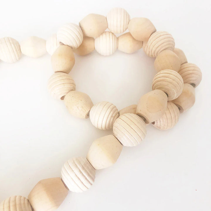 Wood Beads - Beehive & Cones