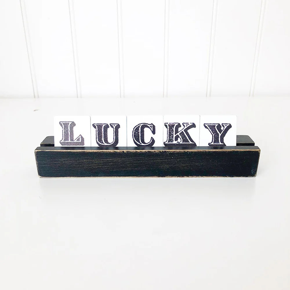 Scrabble Tile Holders - Black