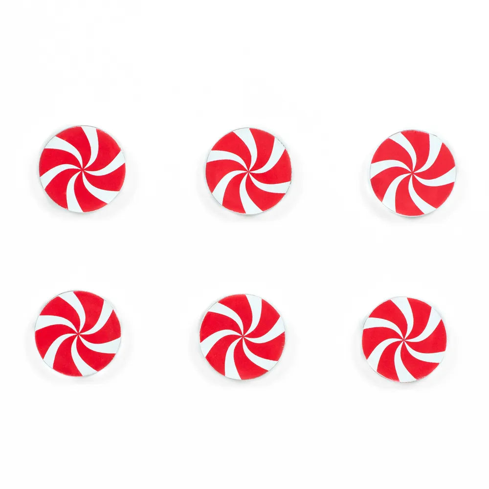 Letterboard Shapes Set – Peppermint Swirls (Set of 6)