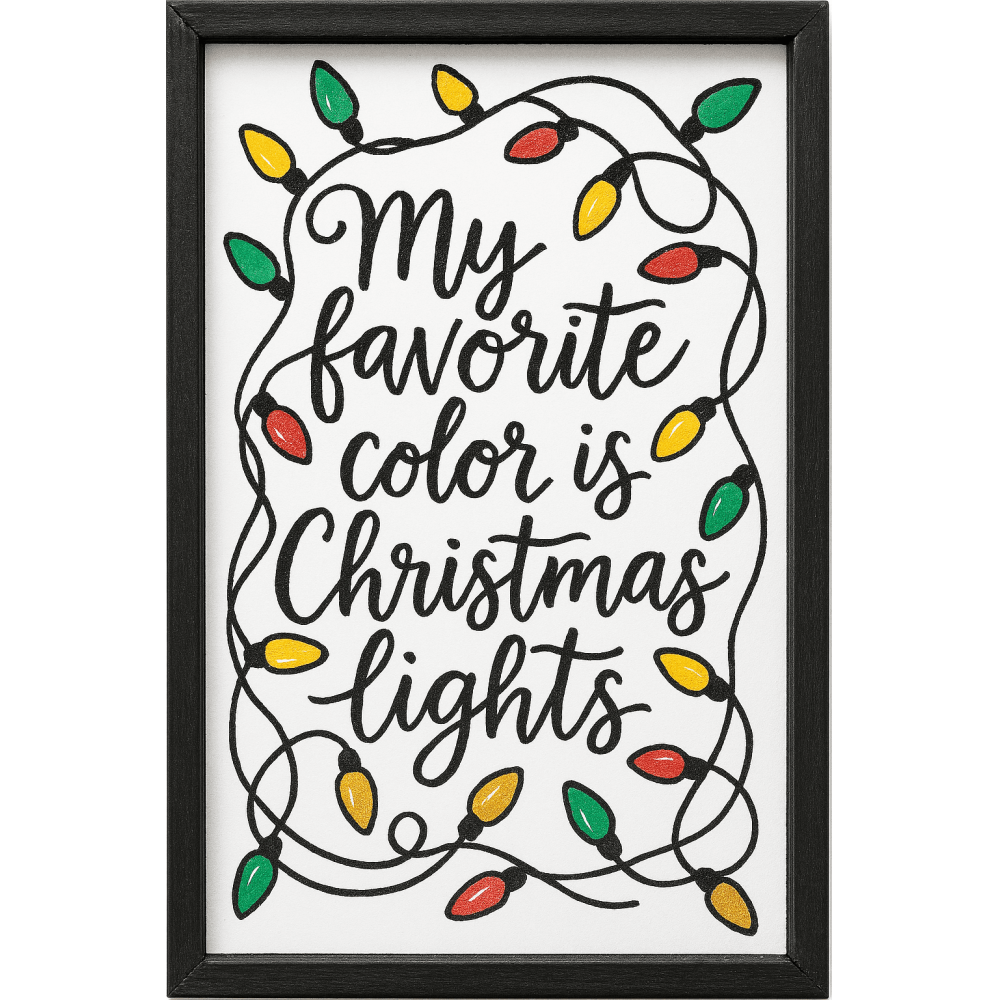 Christmas lights FV CLR Christmas Lights Collection 18"x12"