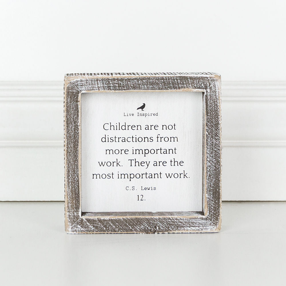 Dwella Decor Live Inspired Children Wood Sign