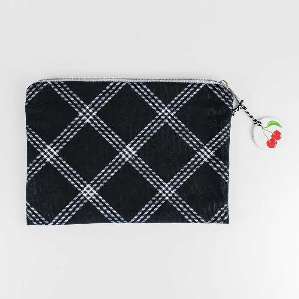 8.5" x 6" x 0.5" Canvas Bag (Today Is A Good Day)
