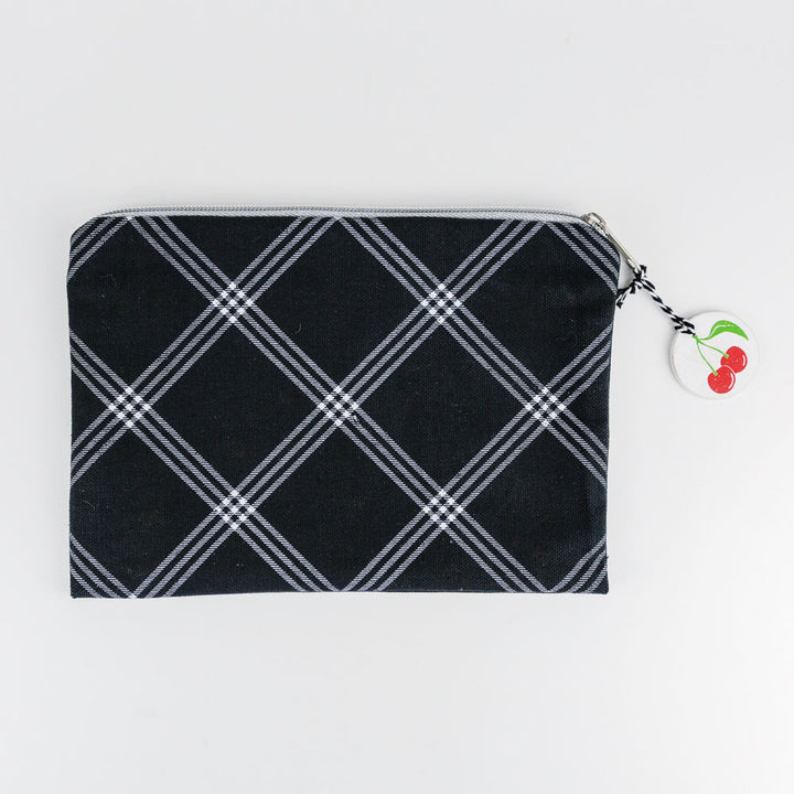 8.5" x 6" x 0.5" Canvas Bag (Today Is A Good Day)