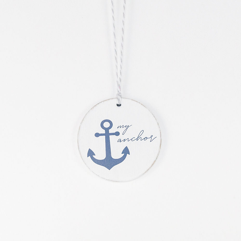 3" x 3" x 0.25" Wine Bottle Charm (My Anchor)