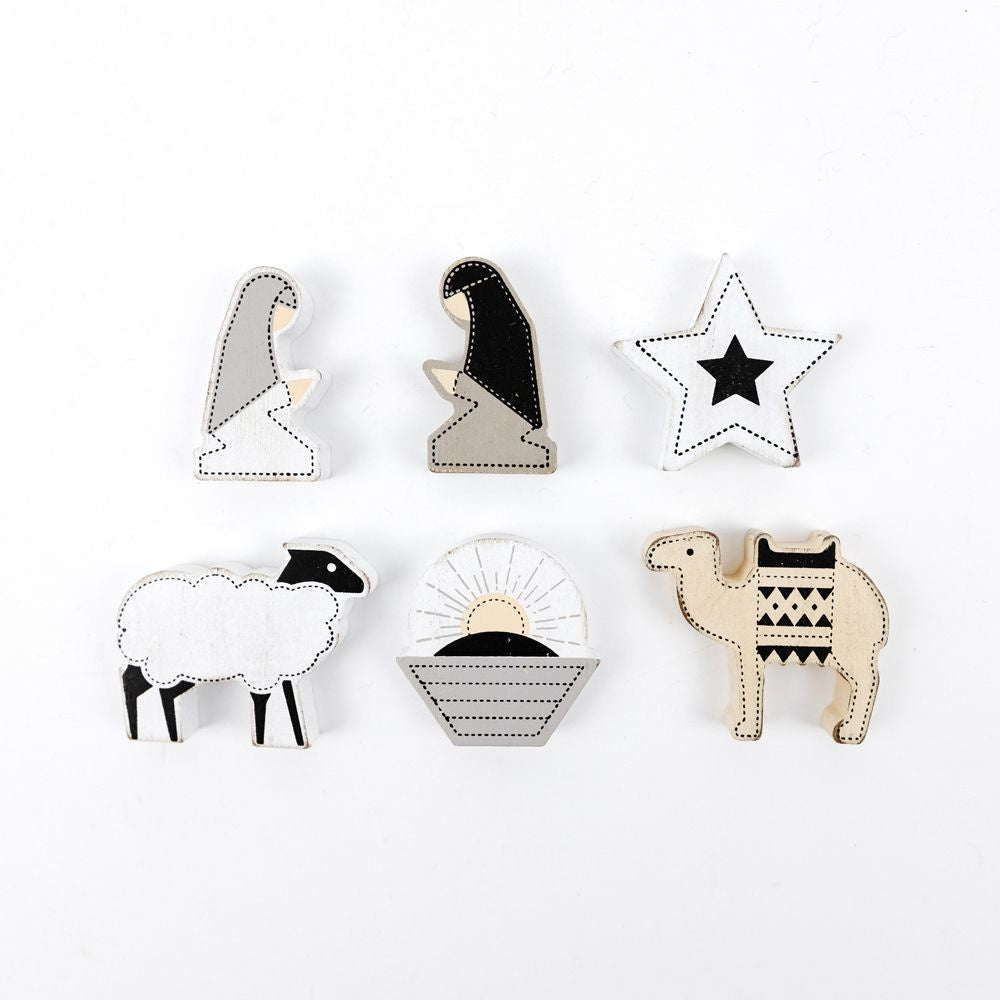 Letterboard Shapes Set – Nativity Scene (Set of 6)