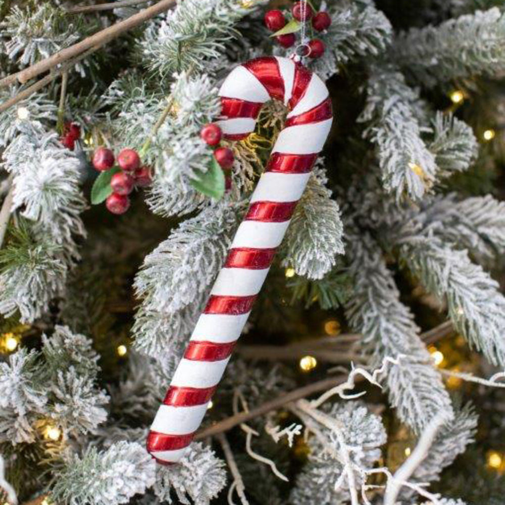 12" Acrylic Candy Cane Ornament