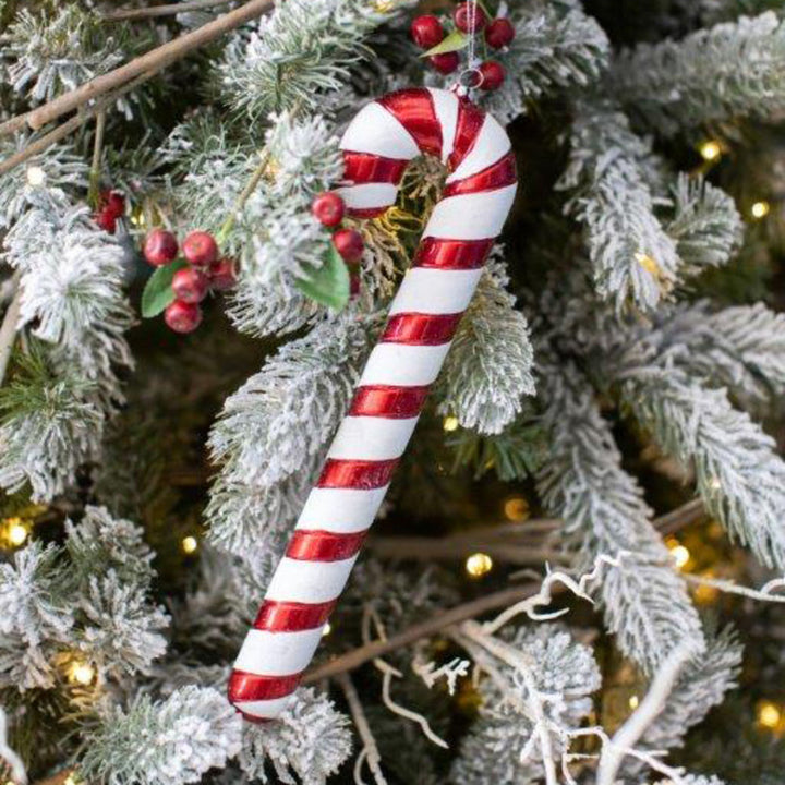 12" Acrylic Candy Cane Ornament