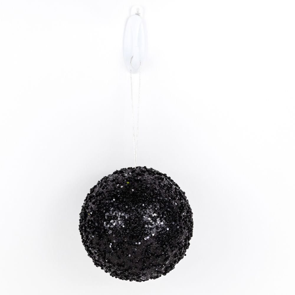 Black Jewel Ball Ornament - Believe In Kindness Collection