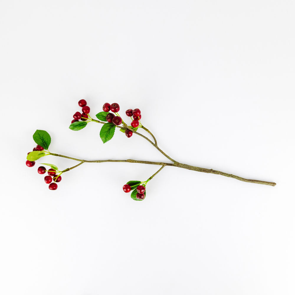 16" Ficus Berry Clusters - Red & Green Holiday Accessory