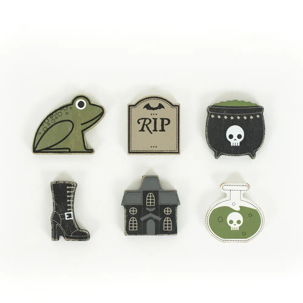 Letterboard Shapes Set – Haunted Halloween (Set of 6)