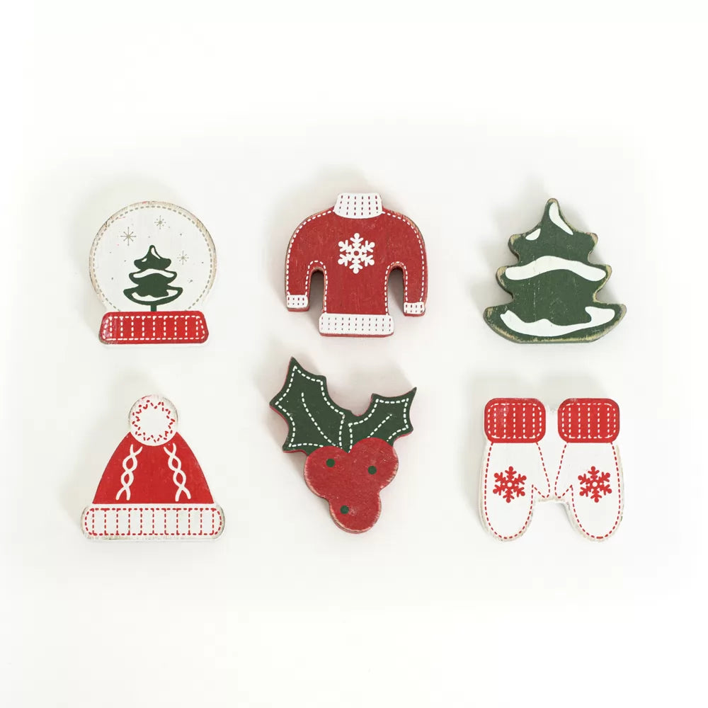 Letterboard Shapes Set – Holiday Cheer (Set of 6)
