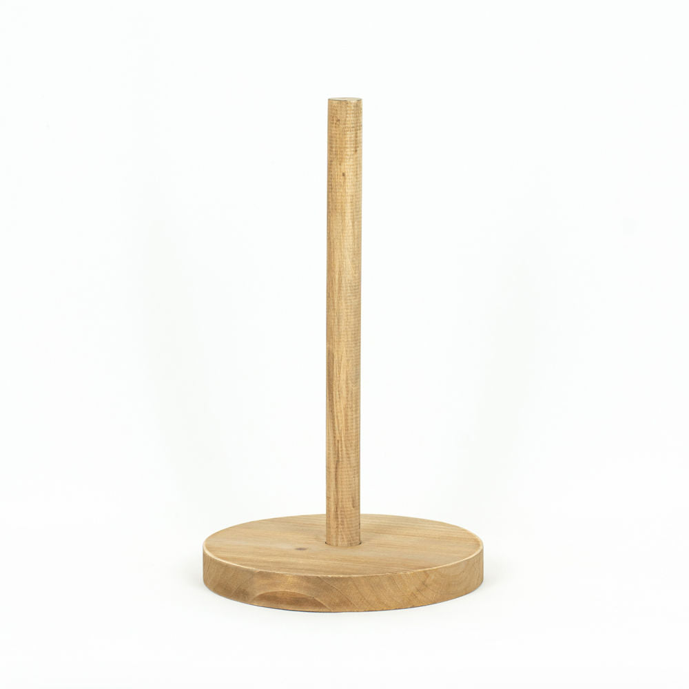 Wood Towel Holder - Natural Finish Kitchen Accessory