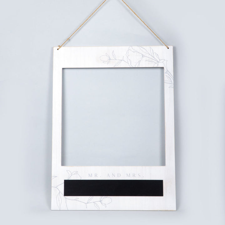23" x 31" Reversible Wood Hanging Selfie Frame (MR / MRS)