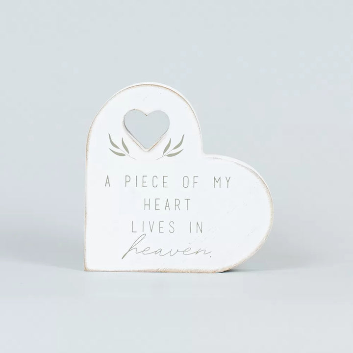 Wood Heart Block – “A Piece of My Heart Lives in Heaven”