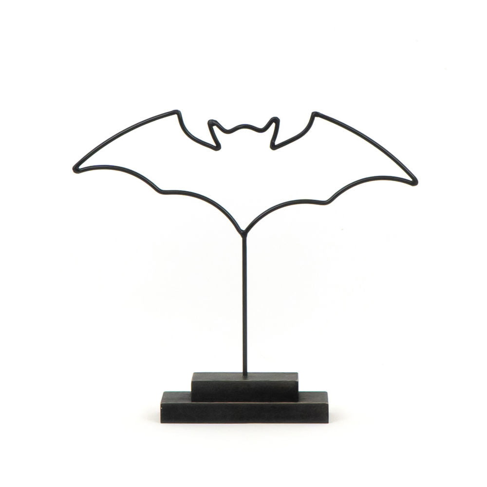 10" x 10" x 5" Metal Cutout on Stand (Bat).