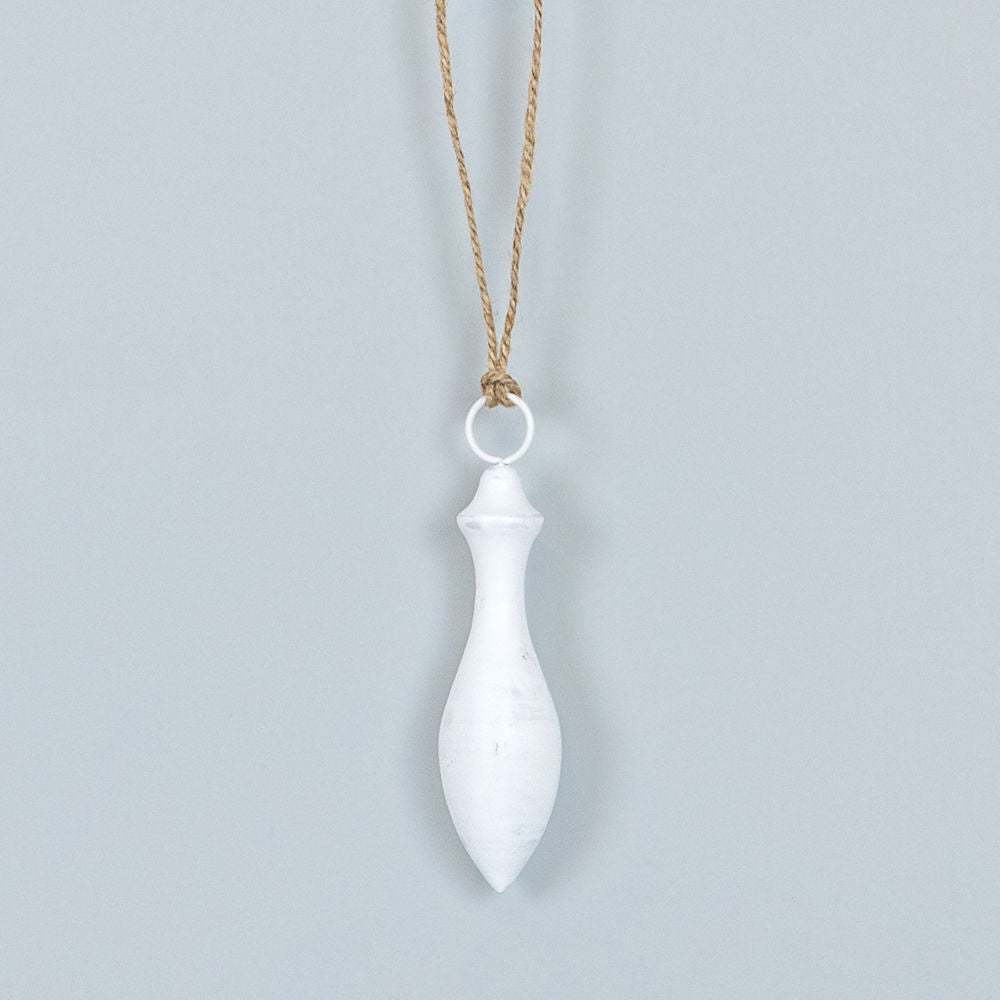 1" x 6" x 1.25" Wooden Icicle Cutout Ornament