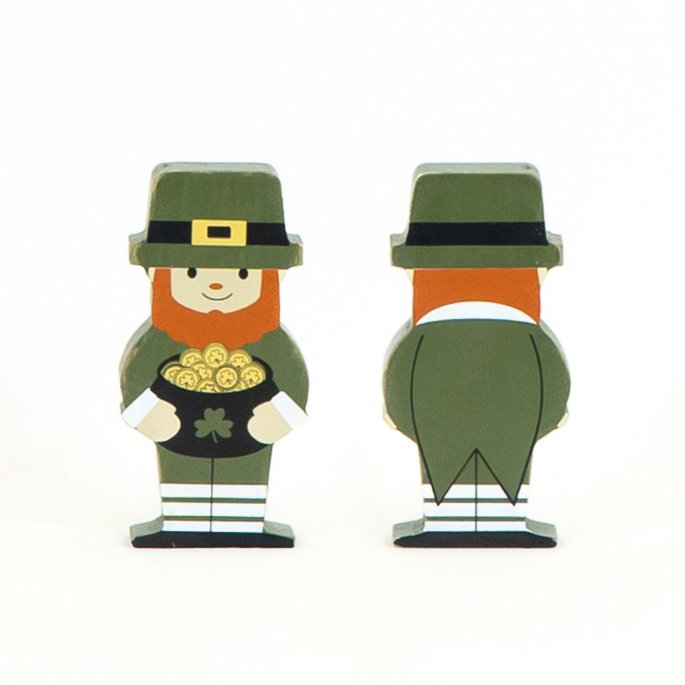 Leprechaun Chunky Wood Decor - Lucky In Love Collection