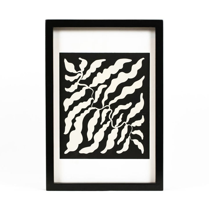 9" x 13" x 1.5" Reversible Wood Wall Art (Floral)