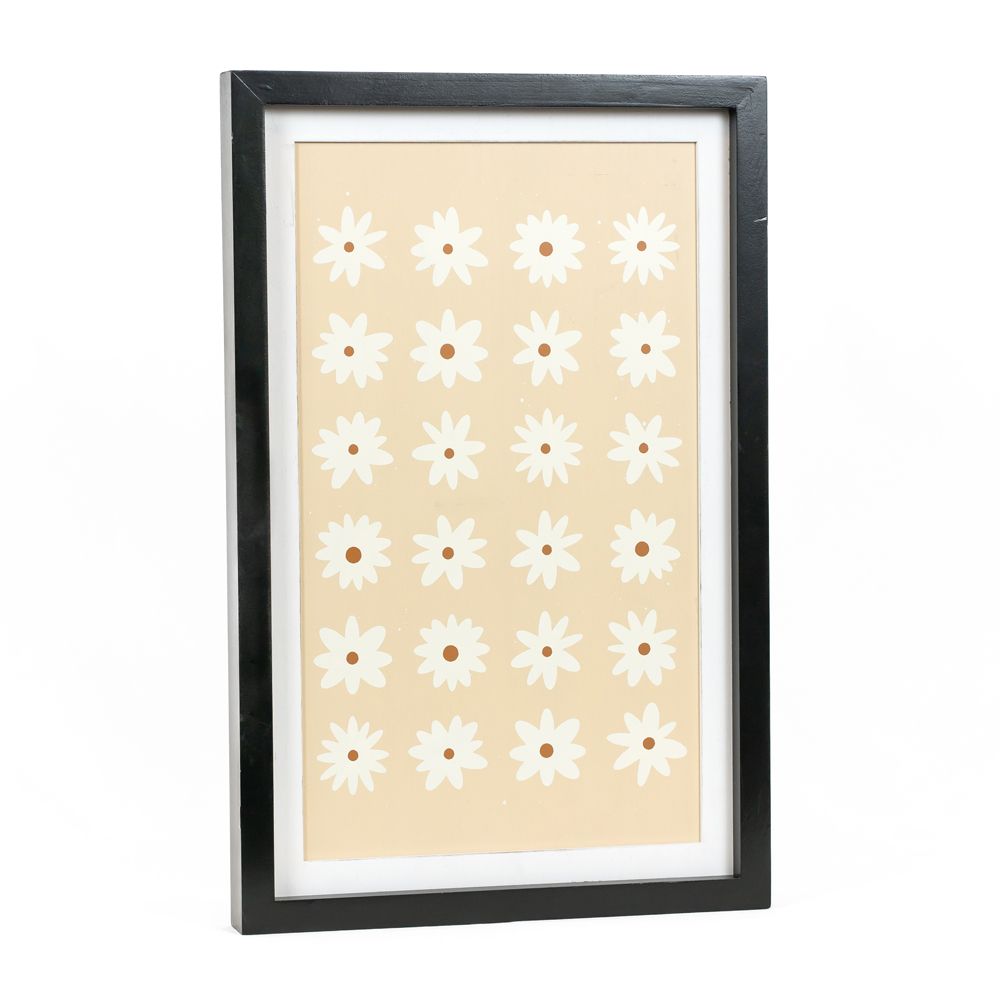 13" x 20" x 1.5" Reversible Wood Wall Art (Dasher / Daisy)