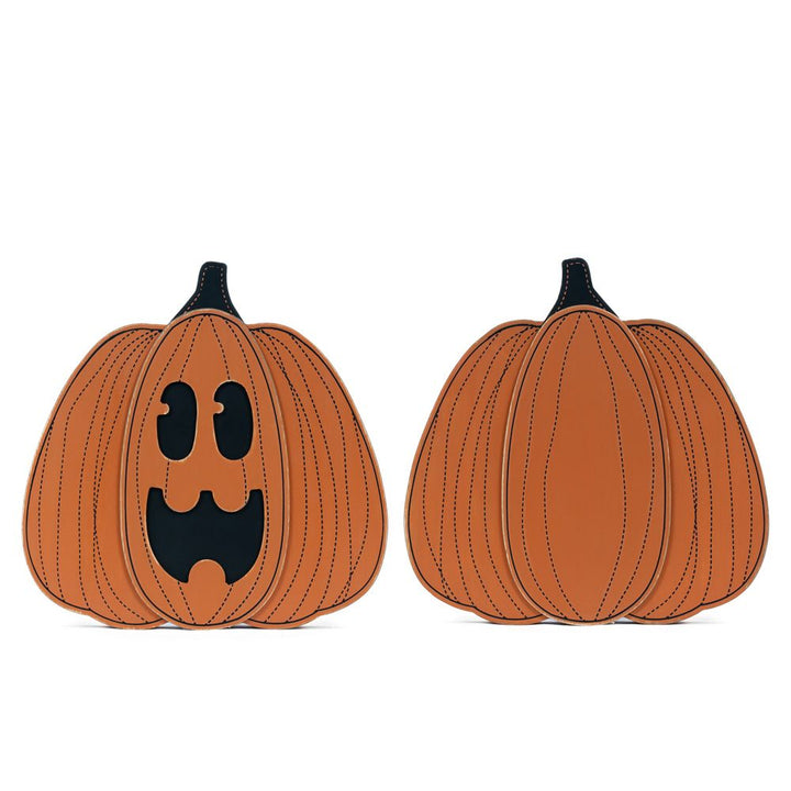 9" x 10" x 1.25" Chunky Wood Shap (Jack-o'-Lantern).