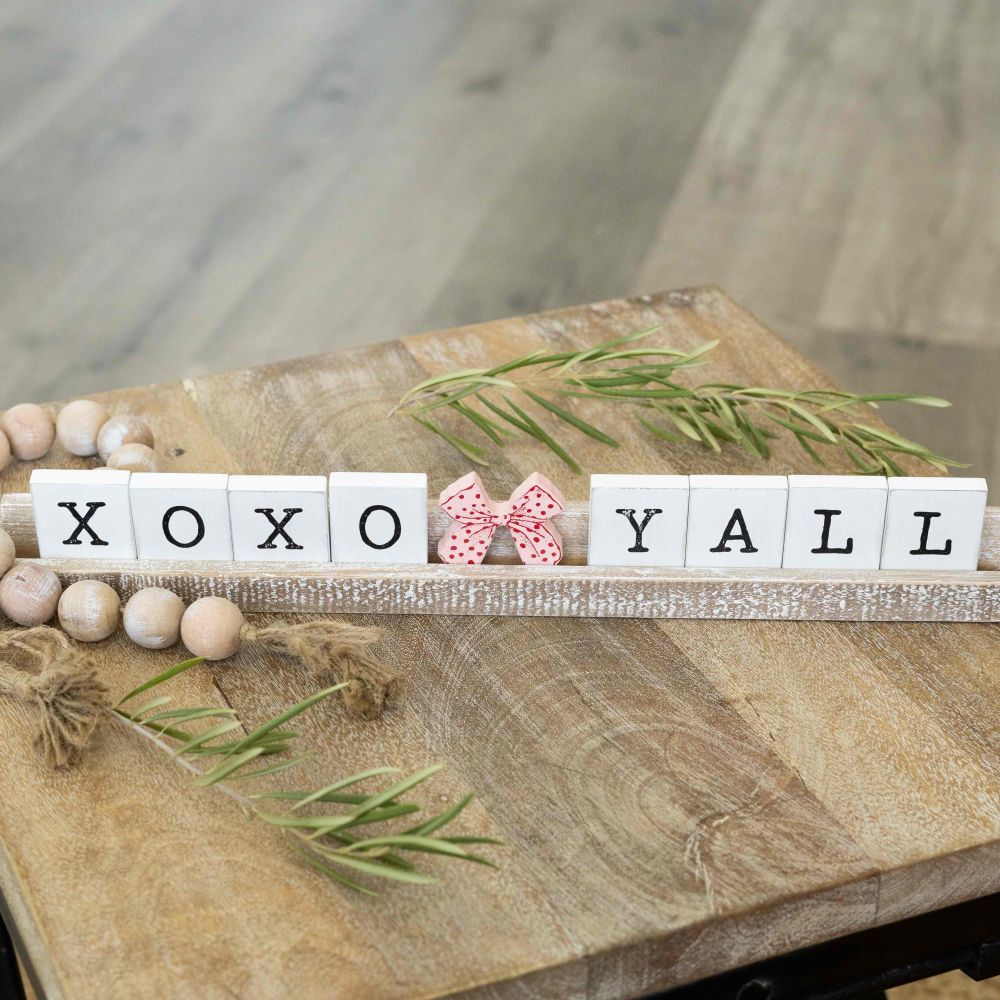 16" XOXO Yall Multicolor Wood Ledgie Kit