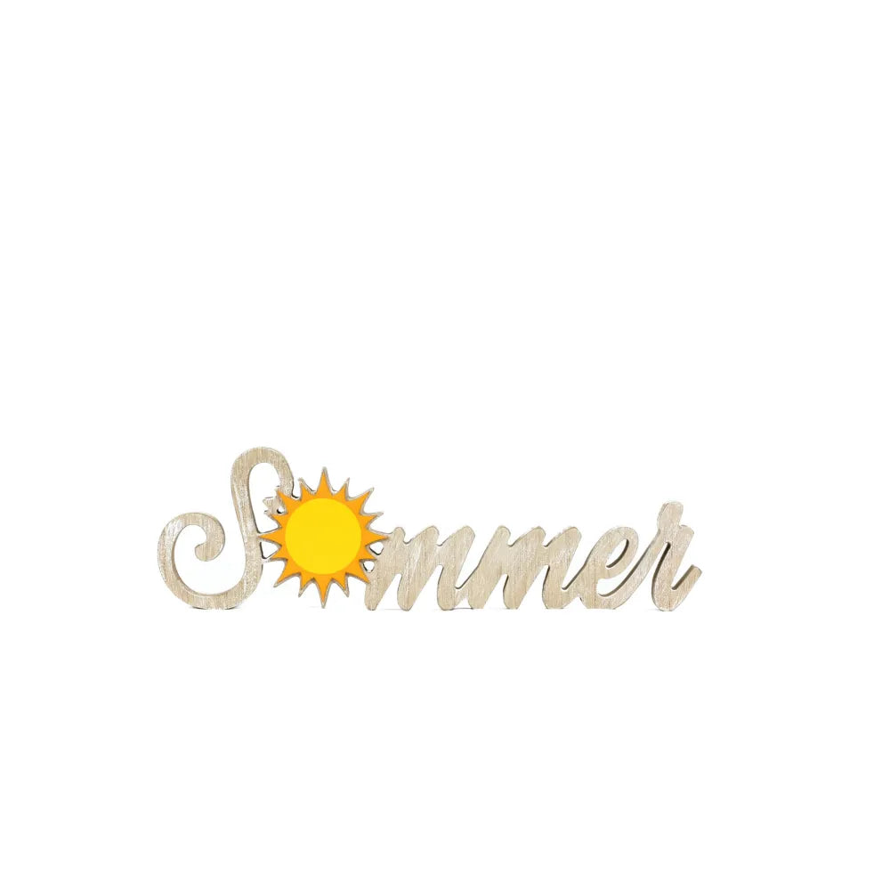 Summer sun wood cut our 13x4x1