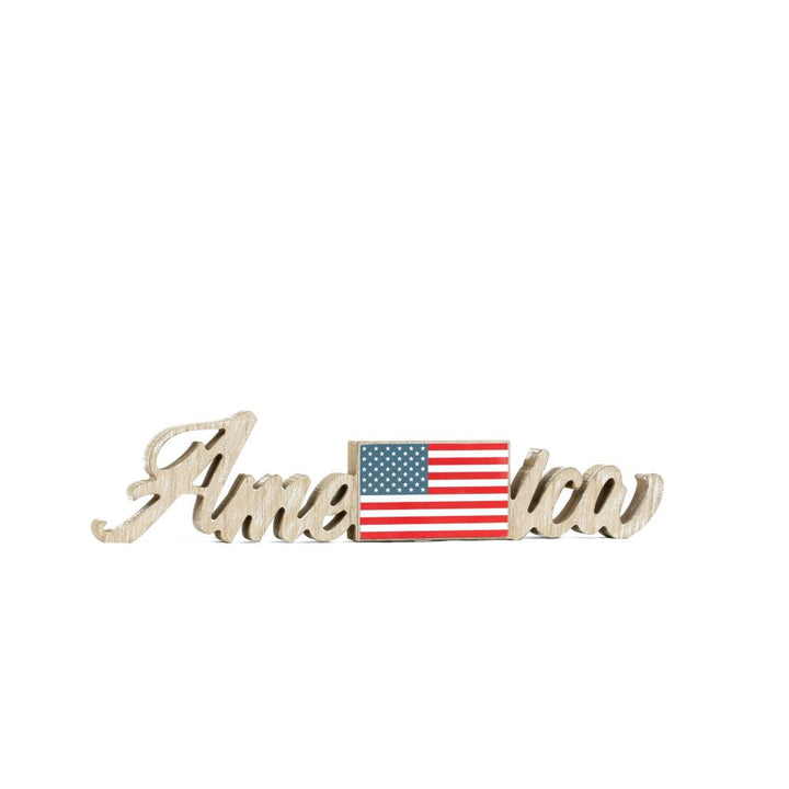 16" x 4" x 1" Wood Cutout (America)
