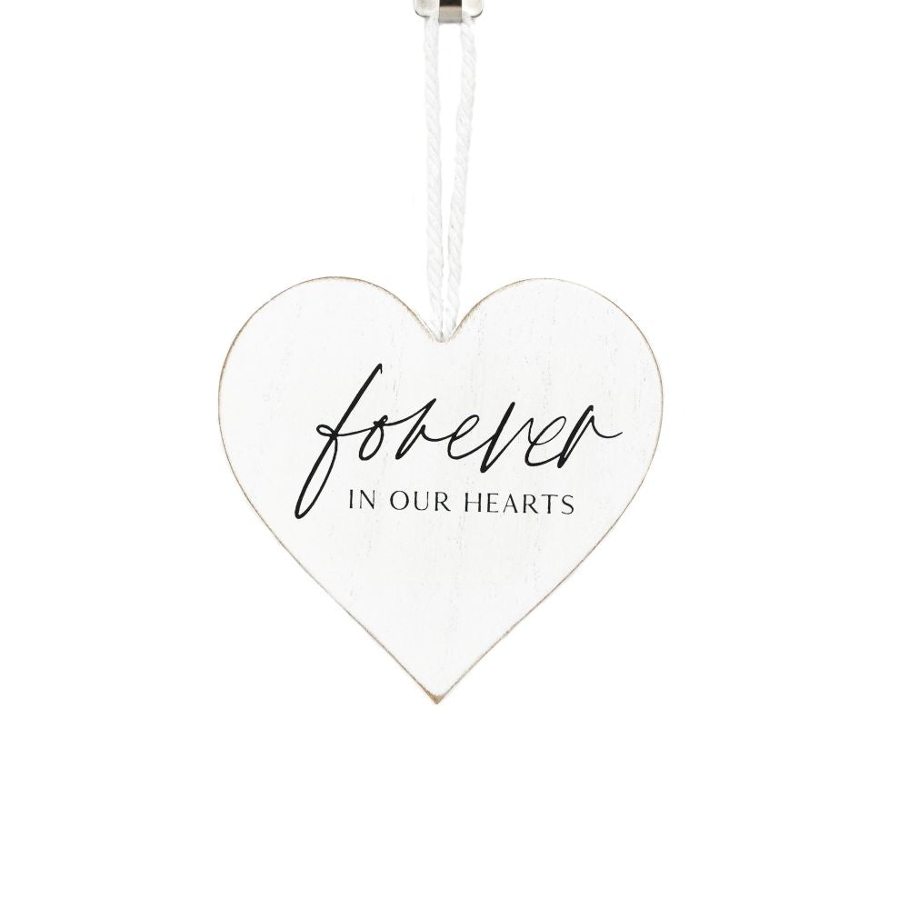 5x5 Forever in Our Hearts Wood Ornament