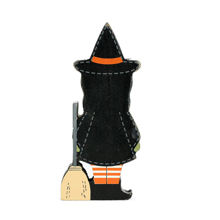 3" x 7" x 1" Chunky Wood Shape (Witch)
