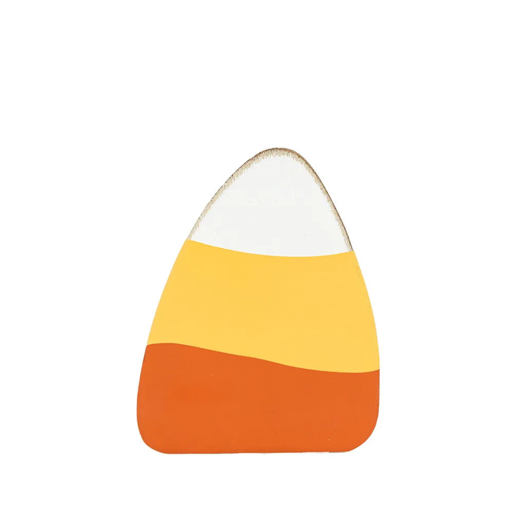 5" x 6" x 1" Wood Cutout (Candy Corn)