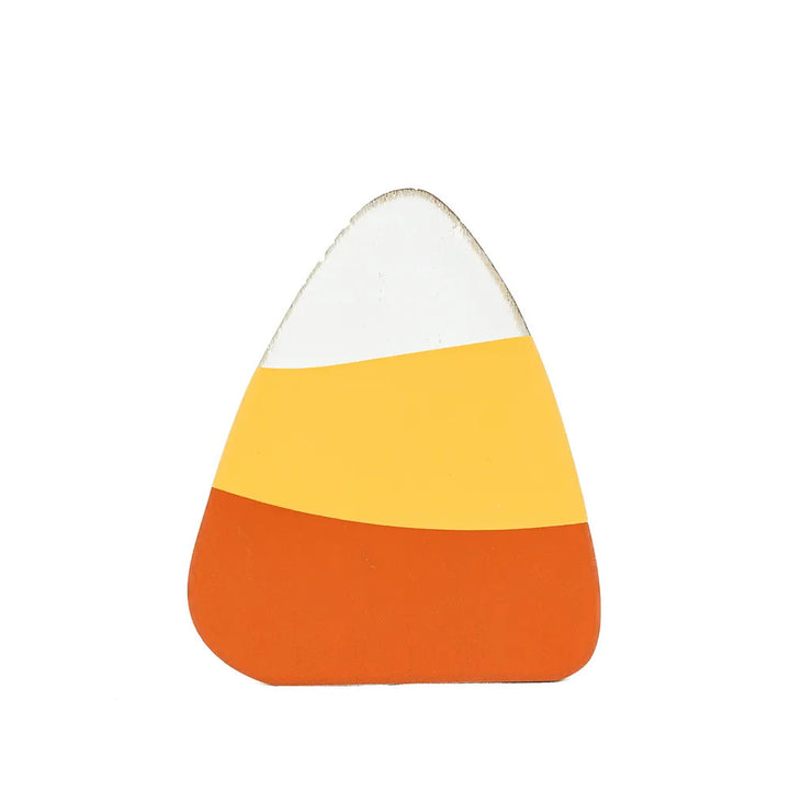 5" x 6" x 1" Wood Cutout (Candy Corn)