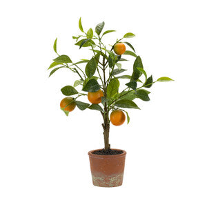 21.5" Faux Lemon Tree in Pot