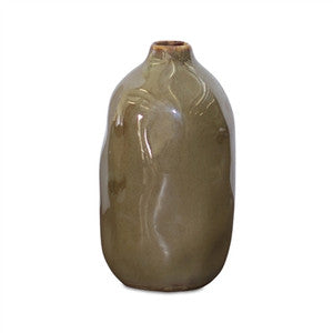 Dwella Decor Small Ceramic Vase - 3.25"D x 6"H