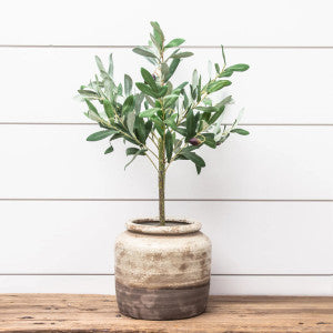 Shades of Tan Decorative Pot