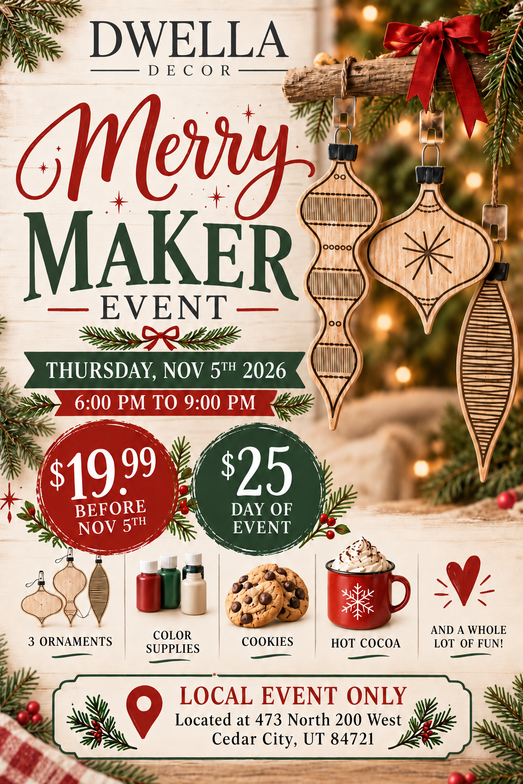 Merry Maker Ornament event